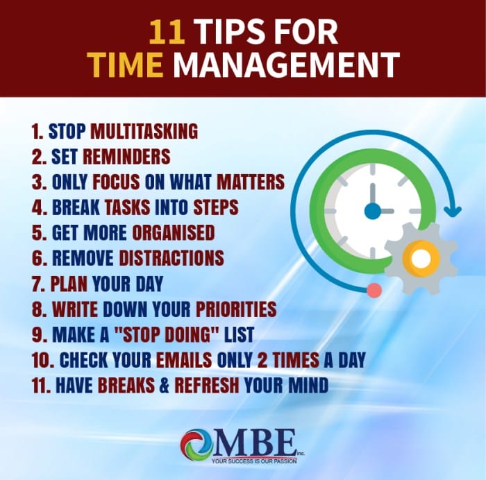 tips for time management as an insurance a terbaru