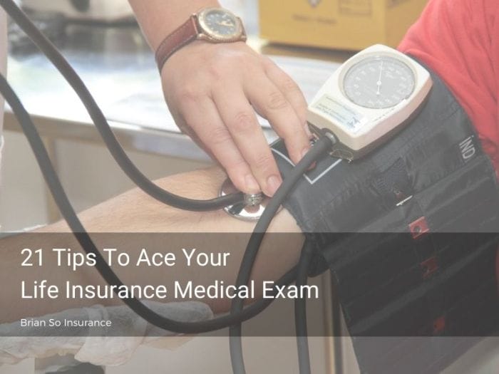 tips taking a life insurance medical exam
