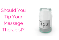 do you tip a massage therapist covered by insurance