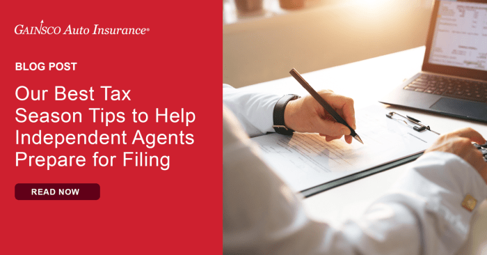 tax tips for independent insurance agents terbaru