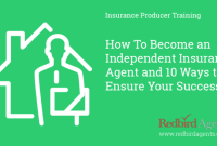 tips of a successful independent insurance agent