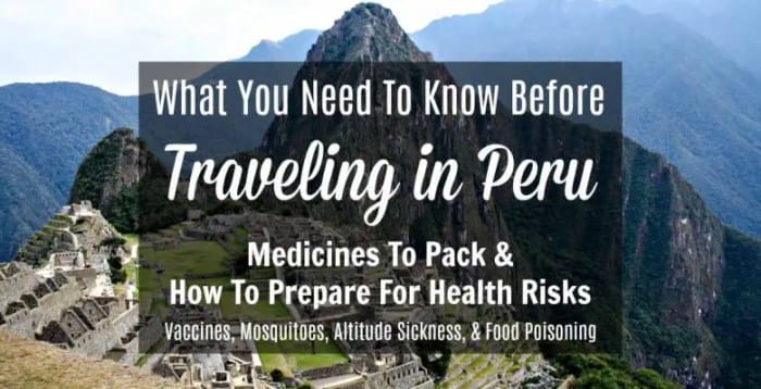 tips health insurance travel peru bolivia terbaru