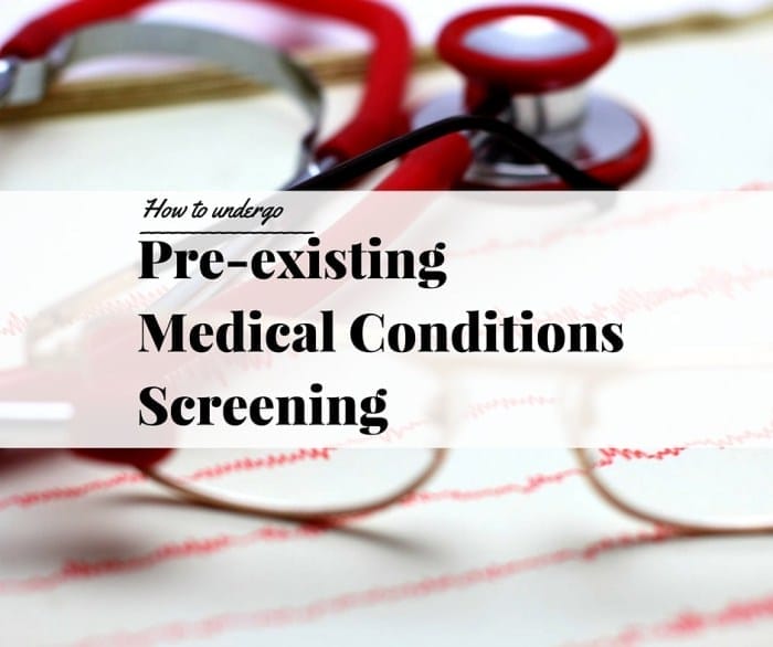 pre-existing medical conditions waiver tip insurance