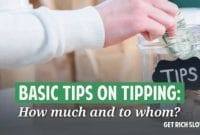 tipping simply means to insure promptness