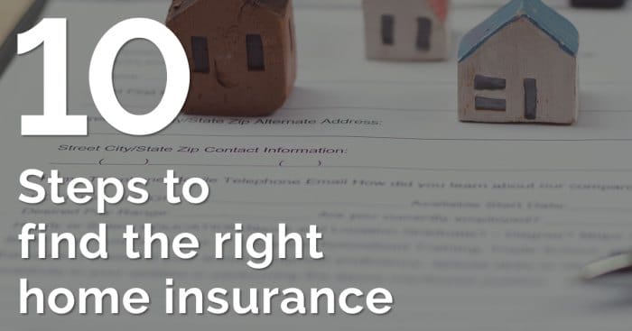 tips to shop for home insurance in closing