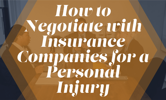 tips for negotiating with insurance companies