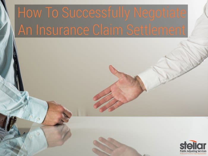 tips for negotiating insurance settlement