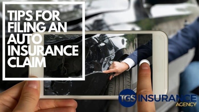 tips for filling out an auto insurance claim