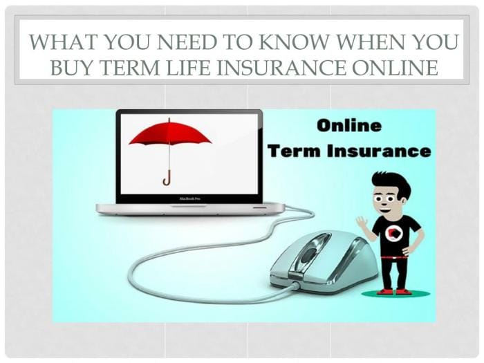 tips for buying term life insurance online